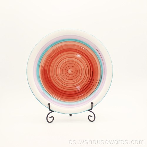Diseño moderno pintura a mano Color Glaze Ceramicware de cerámica